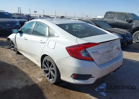 2020 Honda Civic Sport from USA, damaged, VIN 19XFC2F83LE029949